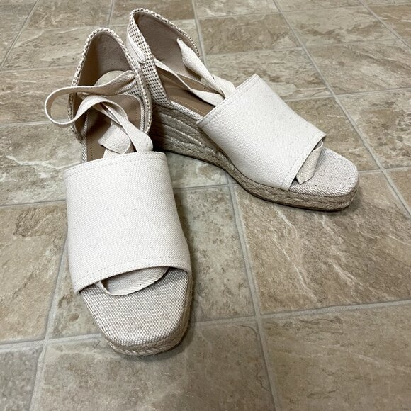 H&M lace up wedges - Picture 1 of 5